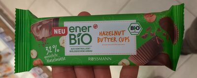 enerBiO Hazelnut Butter Cups