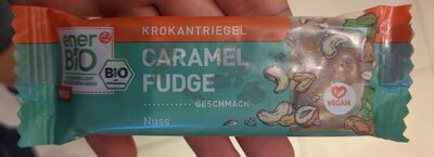 enerBiO Krokantriegel Caramel Fudge
