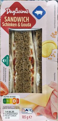 Aldi Sandwich - Schinken & Gouda