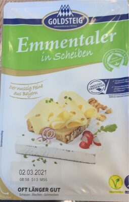 Goldsteig Emmentaler in Scheiben