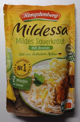 Hengstenberg Mildessa Mildes Sauerkraut mit Ananas