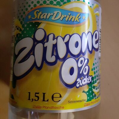 Stardrink Zitrone 0% Zucker