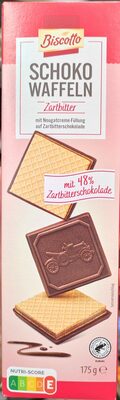 Aldi Schokowaffeln - Zartbitter