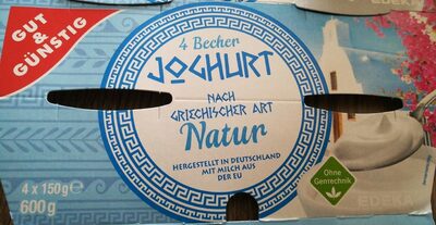 Edeka Joghurt nach griechischer Art Natur
