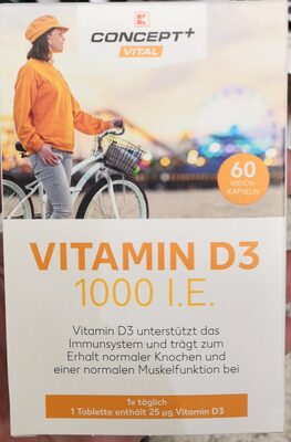 Concept+ Vitamin D3 1000 I.E.