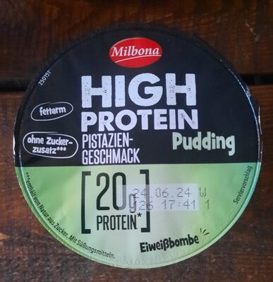 Milbona High Protein Pudding Pistaziengeschmack