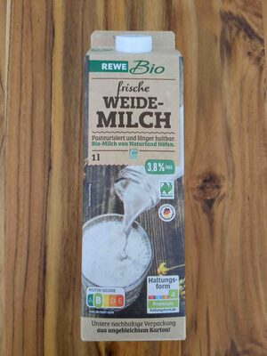 Rewe Bio Frische Weidemilch 1,5 %