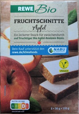 Rewe Bio Fruchtschnitte Apfel