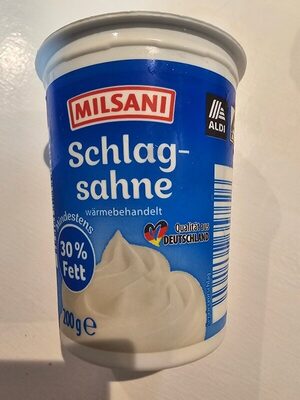Milsani Schlagsahne, 30 % Fett