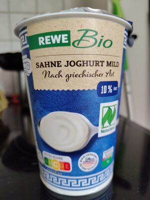 REWE Bio Sahne Joghurt Mild Nach griechischer Art