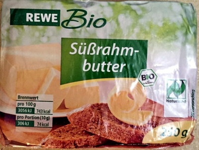 Rewe Bio Süßrahmbutter