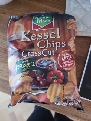 funny-frisch Kessel Chips Cross Cut - Spicy BBQ