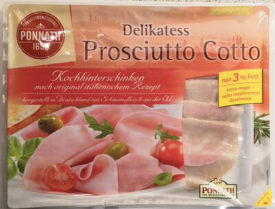 PONNATH DIE MEISTERMETZGER Delikatess Prosciutto Cotto