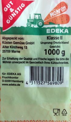 Gut & Günstig Möhren