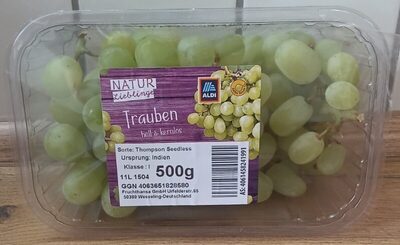 Natur Lieblinge Trauben hell kernlos