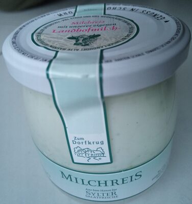 Sylter Salatfrische Zum Dorfkrug Milchreis 4260054653805 Milchreis
