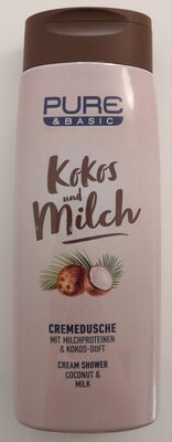 pure & Basic Kokos und Milch Duschgel