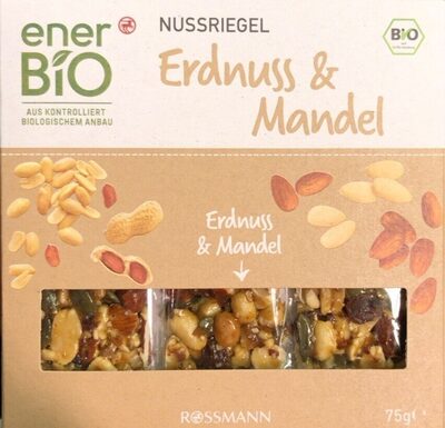 Ener Bio Nussriegel Erdnuss & Mandel