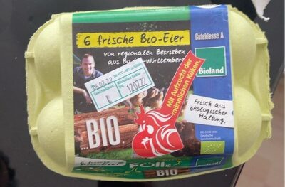 Föll 6 frische bio eier