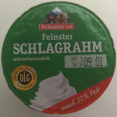 Berchtesgadener Land Schlagrahm