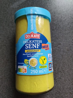 Delikato - ALDI Delikatess-Senf mittelscharf