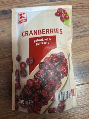 Kaufland Cranberries getrocknet & gezuckert