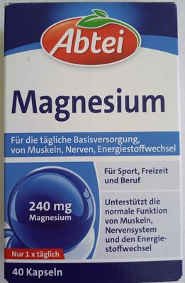 Abtei Magnesium 240 mg