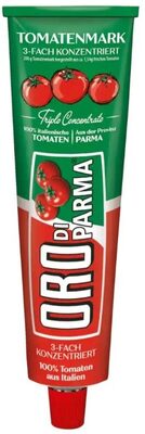 Tomatenmark-Oro di Parma Tomatenmark mit Knoblauch 200g