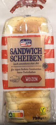 American Style Sandwichscheiben, Weizen