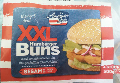 American Style XXL Hamburger Buns