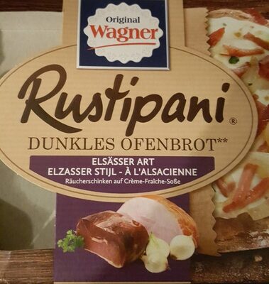 Original Wagner Pizzabrot Rustipani dunkles Ofenbrot Elsässer Art