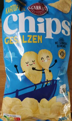 Clarkys Kartoffel Chips Gesalzen