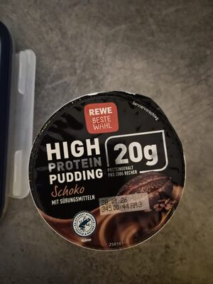REWE Beste Wahl High-Protein-Pudding - Schoko
