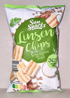Aldi Linsen-Chips - Sour Cream Style