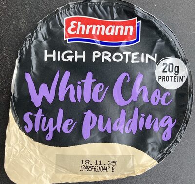 Ehrmann High Protein Pudding - White Choc Style