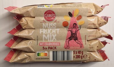 Clarkys Nuss Frucht Mix mit Cranberries