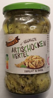 Artischocken viertel eingelegt Gegrillte Artischocken viertel