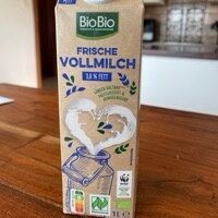 BioBio Frische Vollmilch, 3,8 % Fett
