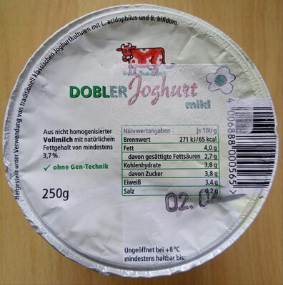 Dobler Milchbauernhof Joghurt mild