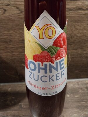 YO Himbeer-Zitrone Sirup ohne Zucker