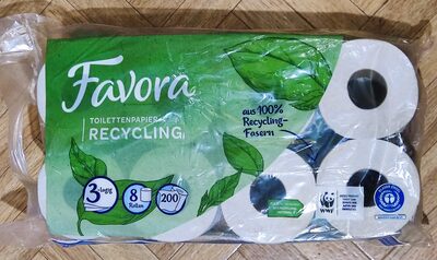 Favora Toilettenpapier Recycling