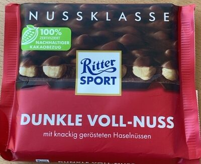 Ritter Sport Schokolade Dunkle Voll-Nuss