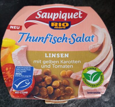 Saupiquet Thunfisch Salat Linsen