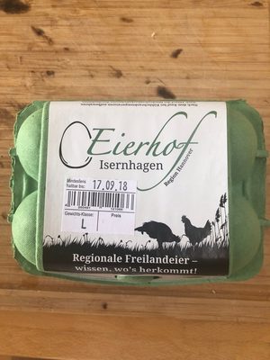 Eierhof Isernhagen Regionale Freiland-Eier L