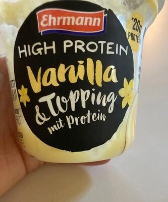 Ehrmann High Protein Vanilla & Topping