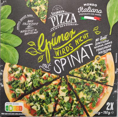 Mondo Italiano Pizza Steinofen Spinat