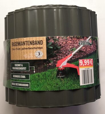 protanic Rasenkantenband, pulverbeschichtet, 5 m x 15 cm