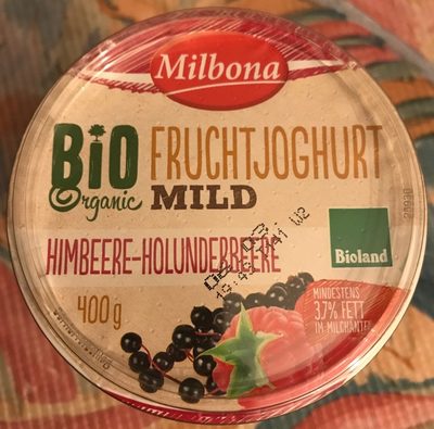 Lidl Milbona Bio Fruchtjoghurt mild Himbeere-Holunderbeere