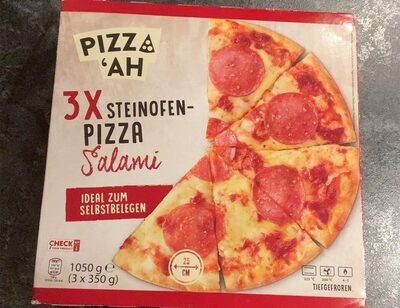 Aldi PIZZ'AH Steinofen-Pizza Salami
